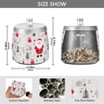 thumbnail image 2 of Yayeee Ashtray with Lid for Cigarette Smokeless Stainless Steel Home Ash Holder, Gray Christmas Santa, 2 of 7