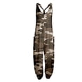 thumbnail image 2 of Women's Casual Camo Tie-Dye Jumpsuits, Loose Sleeveless Adjustable Strap Overall Rompers with Pockets Green XL, 2 of 3