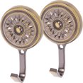 thumbnail image 1 of CRILSTYLEO 2Ud Soportes Para De Metal Dorado Para Colgar Con Acabado Duradero Y, 1 of 5