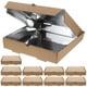thumbnail image 2 of 10 cajas de pizza para llevar con aislamiento de papel de aluminio, caja de almacenamiento de pizza de 9 pulgadas, contenedor cuadrado de aluminio para almacenar pizza para alimentos, 2 of 6