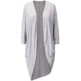 thumbnail image 4 of Womens Cardigans Asymmetric Full Length Open Front Sweater Casual Solid Color Long Sleeve Lightweight Outerwear, 4 of 7