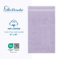 thumbnail image 5 of Cotton Paradise 100% Cotton Turkish 4 Piece Hand Towel Set, Soft Absorbent Face Towels Clearance Set, Lilac, 5 of 6