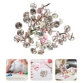 thumbnail image 4 of 50 Pcs Decorative Mini Brads Round Paper Fasteners Pearl Design Brads, 4 of 8