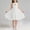 White, variant on Cethrio Summer Dresses for Girl 2026, Neck Strap Sleeveless Mesh Party Kids Midi Dresses Pink Size 10