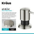 thumbnail image 4 of Kraus KSD-53SFSMB Kitchen Soap Lotion Dispenser Spot Free St. Steel/Matte Black, 4 of 7