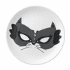 Black Cat Head Happy Carnival Of Venice Plate Decorative Porcelain Salver Tableware Dinner Dish