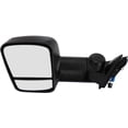 thumbnail image 4 of MIRROR Compatible For 2003-2006 Chevrolet Tahoe 2007 GMC Sierra 3500 Classic Left Driver Towing Heated Power Glass Textured Black, 4 of 5