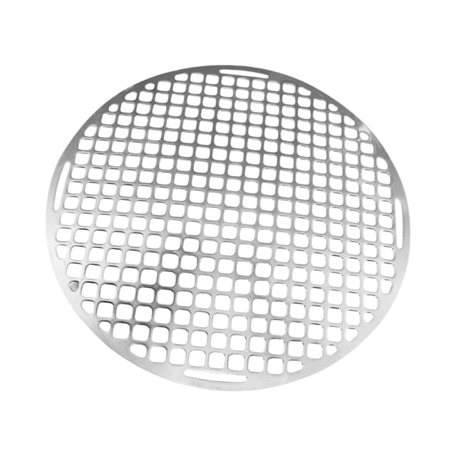 Red de barbacoa de acero inoxidable, práctica red para parrilla de barbacoa, herramienta multifunción para asar al aire libre, para acampar, en casa, 33 centímetros