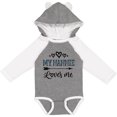 thumbnail image 3 of Inktastic My Nannie Loves Me Granddaughter Boys or Girls Long Sleeve Baby Bodysuit, 3 of 5