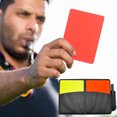 thumbnail image 3 of CSChome Carte d'Arbitre de Soccer Avertissement d'Arbitre de Football Rouge Jaune Couleur Riche Professionnel, 3 of 7