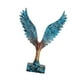 thumbnail image 2 of Estatua de águila extendida su adorno para el Decoración del hogar Sala de estar de la fiesta de la apariencia de pájaros modernos Escultura de Negro azul, 2 of 8