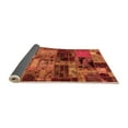 thumbnail image 2 of Ahgly Company Indoor Rectangle Patchwork Orange Transitional Area Rugs, 5' x 7', 2 of 4