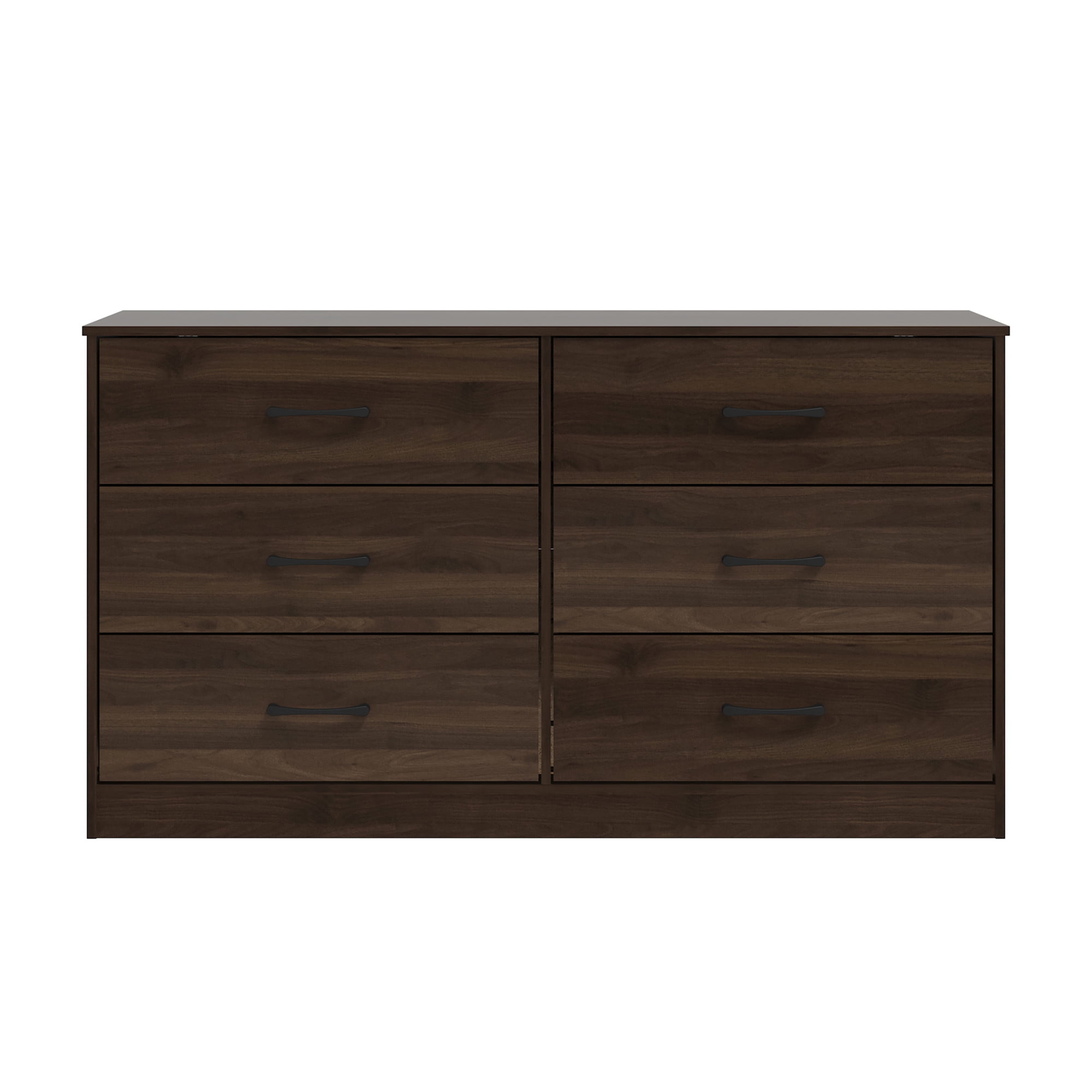 Mainstays Ardent 6 Drawer Dresser, Dark Walnut  (图3)