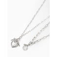 thumbnail image 4 of Time and Tru Heart Charm Layered Necklace Set Silvertone, 4 of 4