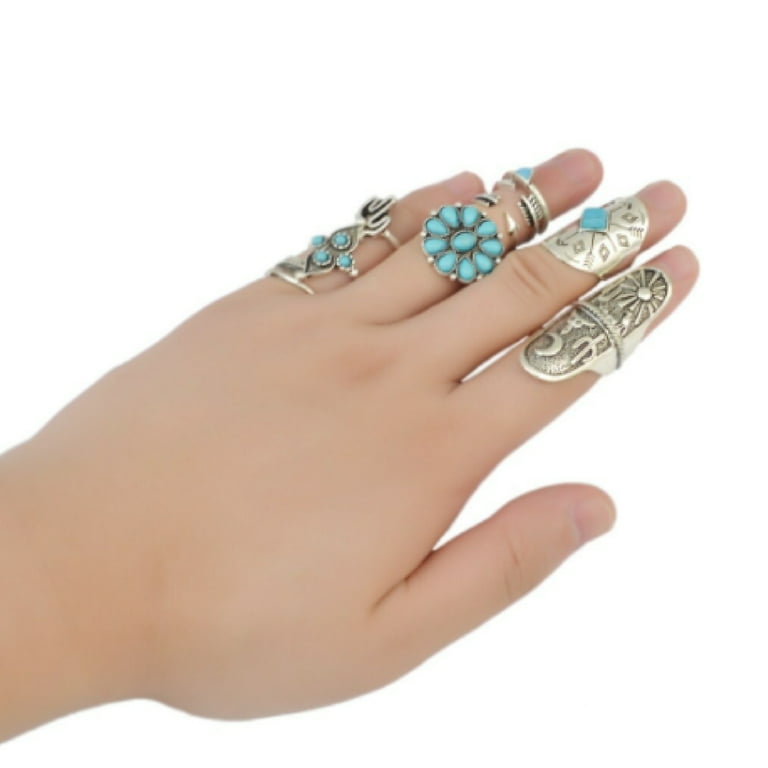 Adjustable boho shop rings