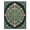 Black, Pattern 15, variant on ODIKA 4'x6' Machine Washable Non-Slip Area Rug, Oriental Teal High Traffic Rug, Green, 996870