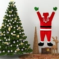 thumbnail image 2 of JINSIJU 108CM Climbing Hanging Santa Claus Indoor Outdoor Christmas Ornament, 2 of 3