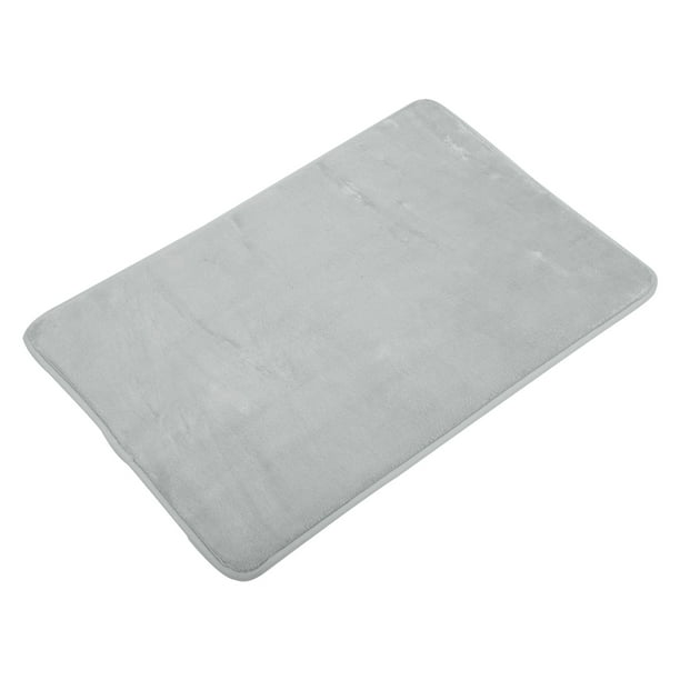 Alfombra de Baño Gris 90x60cm Unique Bargains Poliéster Lavable a Máquina