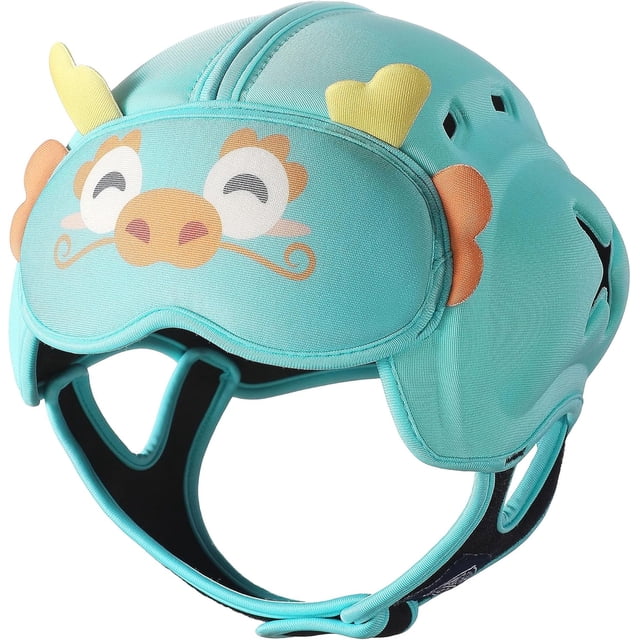 by - Casco de seguridad para bebé, transpirable, protector de cabeza de bebé, ultraligero, suave y ajustable, adecuado para bebés de 6 a 24 meses