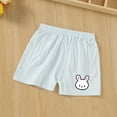 thumbnail image 2 of Staki Shorts Teens Girl's Bow Front Dolphin Shorts Elastic Waist Casual Workout Athletic Shorts 3-24M(Light Green-1,3-6 Months), 2 of 5