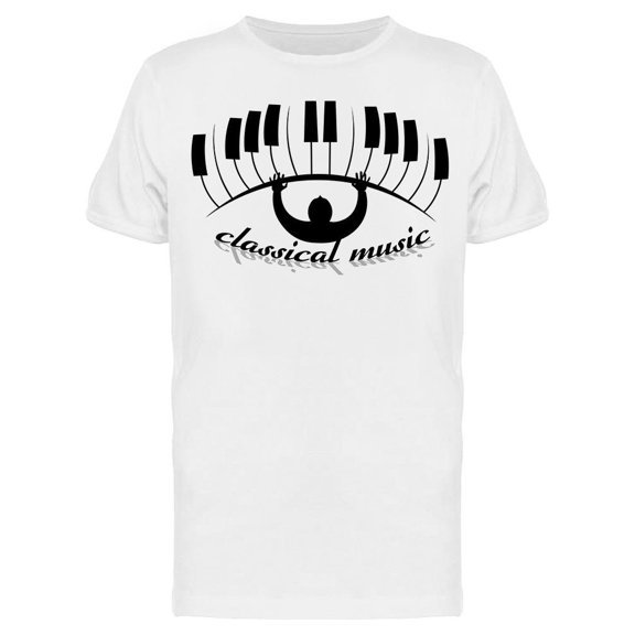 Let's Play The Piano Tee Men's -Image by Shutterstock