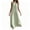 Green, variant on Xaqiouau Women's Halter Neck Sleeveless Maxi Dress Loose Casual Linen Blend Flowy Summer Beach Dress