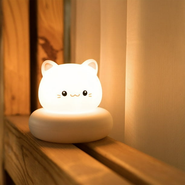 Electrodomésticos, linda luz nocturna para niños, luz con sensor para habitación infantil, luz nocturna portátil para habitación infantil, luces recargables para dormir para niñas.