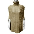thumbnail image 4 of IMENGL Robe Chandail à Manches Longues Grande Taille, Marron 2TG, Taille m-2TG, 4 of 5