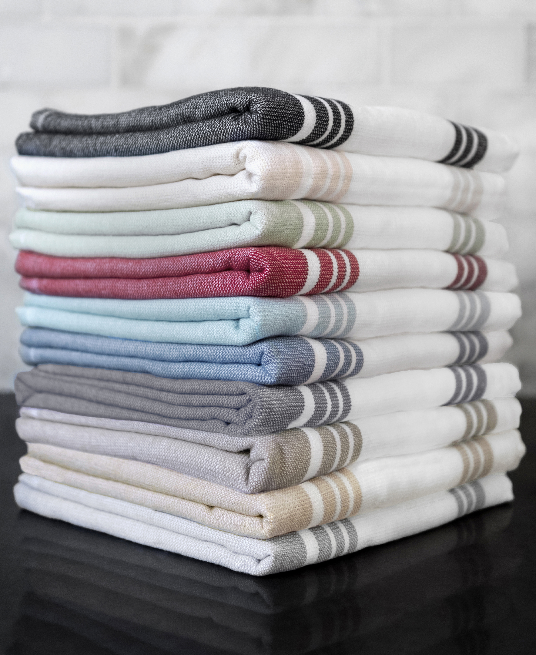 All-Clad Dual-Purpose Cotton Kitchen Towels, 3-Pack, Pewter