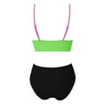 thumbnail image 4 of EHRWE Womens Bikini Set Swimsuit Print Split Bikini Two Piece Ladies Sexy Beachwear Swimwears Tankinis Set Beach Outfits, 4 of 6