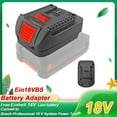 thumbnail image 1 of Battery Adapter for Einhell for Bosch Battery, Convert from Einhell 18 V to Bosch 18 V Professional GBA Batteries, Tool Batteries, Compatible with Bosch Power Tools, 1 of 7