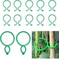 thumbnail image 1 of Lazos para plantas de jardín Clips de soporte para plantas con cierre, 50 piezas Abrazaderas de plástico reutilizables para tomates (4 cm x 2,7 cm) JAMW Sencillez, 1 of 5
