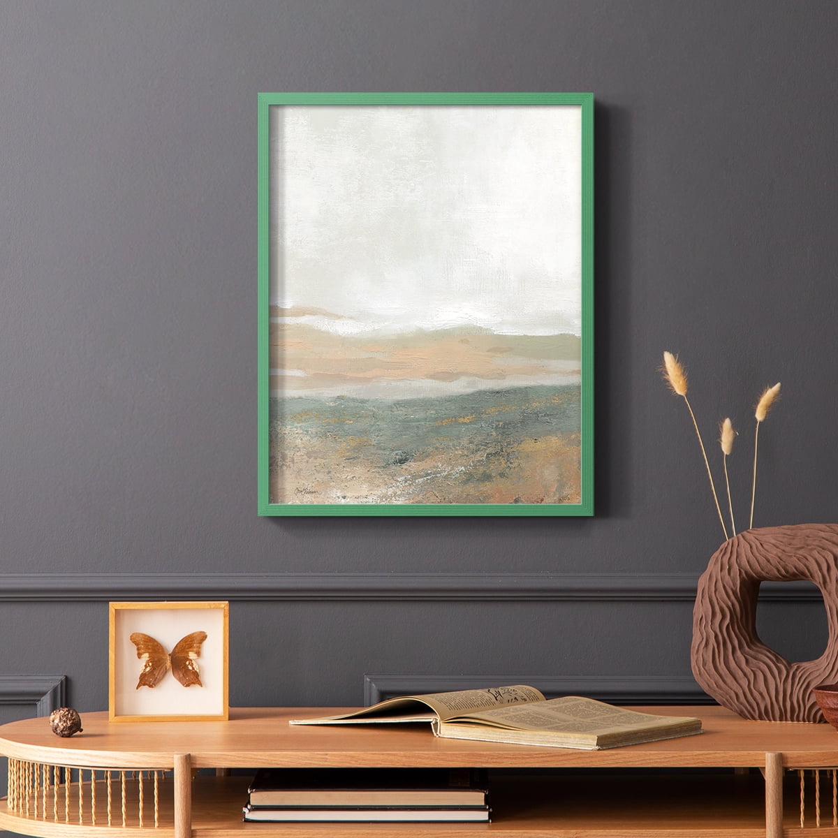 Earthy Textures in Paper Solid Wood 11 x 14 Framed Print