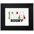 thumbnail image 1 of Italy Rugby - Olympic Games - Rio - Flag Framed Print Poster Wall or Desk Mount Options, 1 of 5