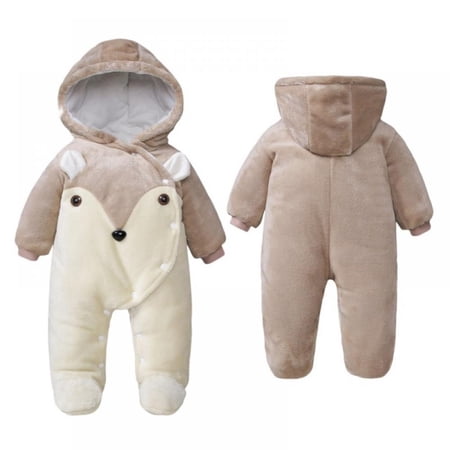 

Baby Winter Warm Jumpsuit Casual Baby Overalls Children Outerwear