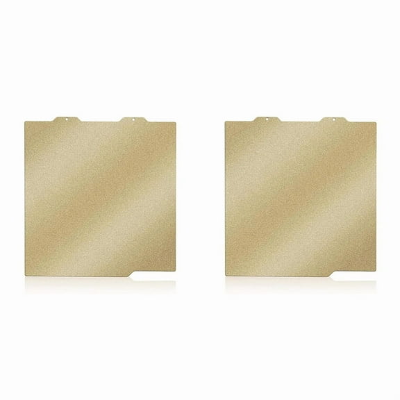 2X Mini PEI Powder Coating Build Plate 184 X 184 mm/ 7.24 X 7.24inchs for Bambu-Lab A1 Textured Spring Steel Sheet,2 x Build Plate,Gold