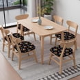 thumbnail image 6 of Colorful Headphones Games Black Pattern Seat Covers for Dining Room Chairs Set Of 4,Stretch Printed Washable Chair Seat Cover with Elastic Ties and Button,Removable Waterproof Couch Cushion Covers, 6 of 6