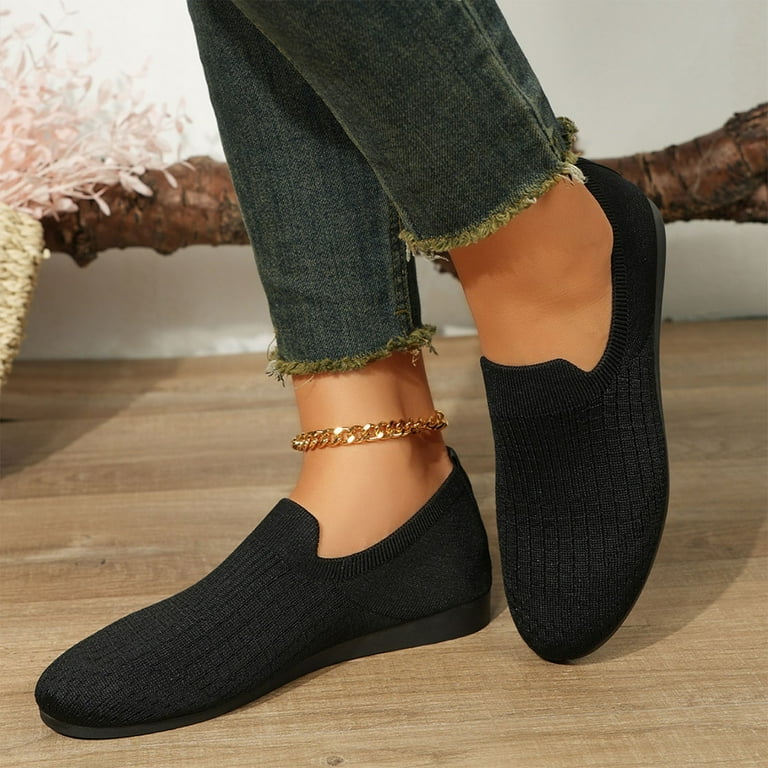 Tawop Womens Shoes Womens Dress Shoes Work Shoes Flats Mesh Casual