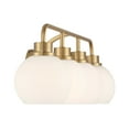 thumbnail image 2 of Meridian M80082BN 4-Light Bathroom Vanity Light in Brushed Nickel, 2 of 7