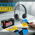 thumbnail image 4 of Funny Headphone Party Card Game For Adults Hilarious Lip Reading Indoor Group Entertainment Plastic Board Game Toy, 4 of 6