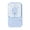 Blue, variant on YIJIA 3 Gear 180° Adjustable Pocket Hand Fan USB Rechargeable ABS Portable Mini Desk Air Circulator 5.12x2.95x1.18 Inches 1 Unit