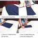 thumbnail image 5 of 3X Bolsa de Dormir de Microfibra Forro de Cama de Viaje de Dormir Ligero Forros para Adultos, para Hoteles, Viajando 36X87 Pulgadas, 5 of 9