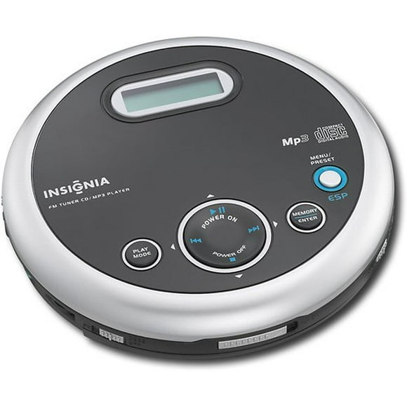 Insignia NS-P5113 Lecteur CD Portable avec Tuner FM et Lecture MP3, Noir