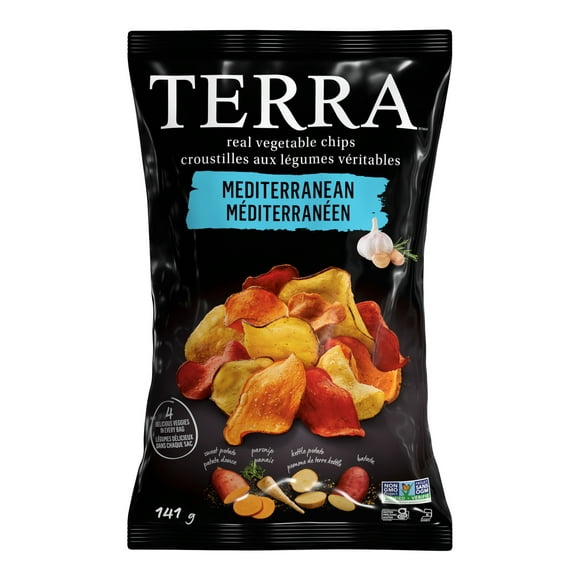 Croustilles aux légumes méditerranéen de Terra 141 g, Frites de Légumes