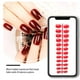 thumbnail image 4 of Guardurnaity 24 piezas de uñas postizas de ataúd resistentes a los arañazos de bailarina corta coloridas uñas acrílicas artificiales de color sólido DIY Juegos de manicura 17 rojo brillante, 4 of 4