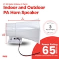 thumbnail image 3 of Bocina PA Speakers Pyle de 8 pulgadas, 65 W, 8 ohmios, soporte ajustable, paquete de 2, 3 of 9