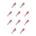 thumbnail image 1 of Yuarrent Soporte para guantes de seguridad Clip para guantes Abrazadera de trabajo de plástico Guante Grabber Catcher Gancho de sujeción para Rojo 10Conjunto, 1 of 6