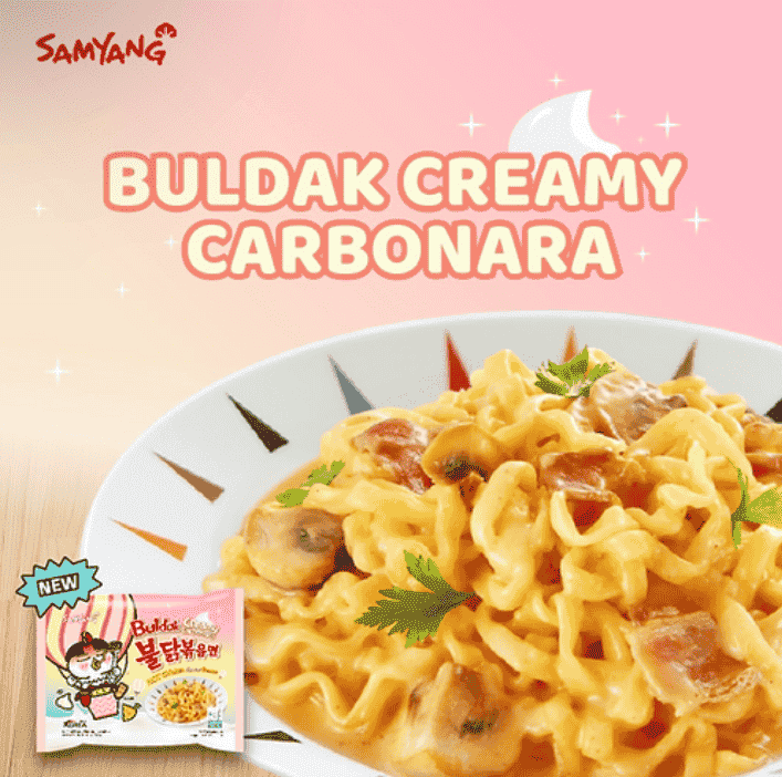 Samyang – Spicy Chicken Buldak Noodle (Cream Carbo)
