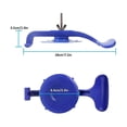 thumbnail image 4 of 6pc Suction Clamp Set Window Suction Cups For Sealing Rear Window To Top Convertible Glass Windshie, 4 of 5