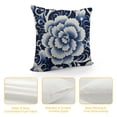 thumbnail image 4 of JEUXUS Decoration Decorative Square Throw Pillow Cover Cushion Cover Red Chinese Blue White Porcelain Flower Pattern Celebration Abstract China Asian Royal Traditional Home Decor for Party, 4 of 5
